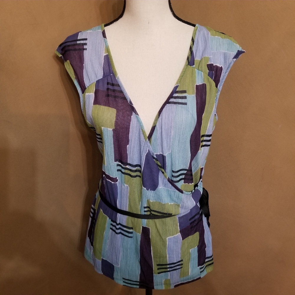 New York & Company  Tie Blouse